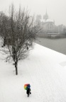 Paris, hiver et neige