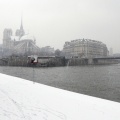 Paris, hiver et neige