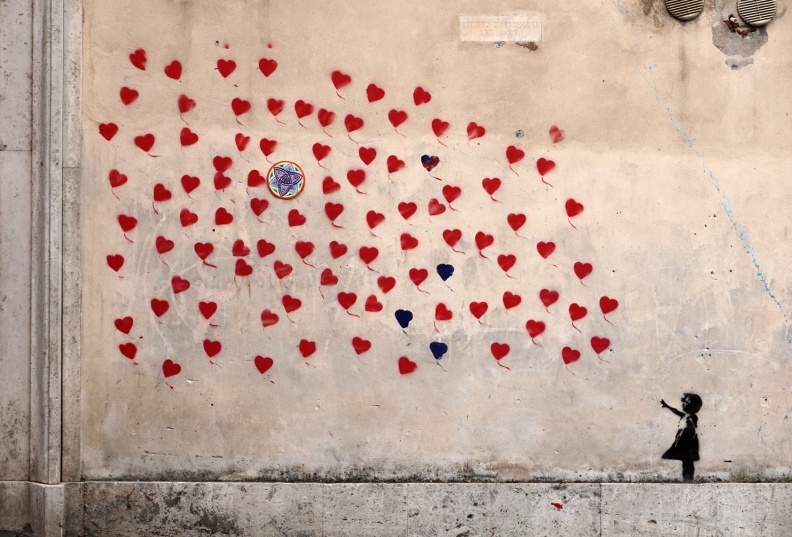 Street Art, Anagni, Italie.