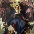 Velasquez : Sacre de santa Clara avec ses six enfants