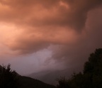 Les Houches, soir d'orage, juillet 18