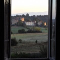 Vue de Poggi, par la fenêtre de ma chambre. Toscane.