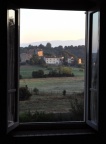 Vue de Poggi, par la fenêtre de ma chambre. Toscane.