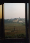 Le village de Poggi vu de ma chambre, Toscane