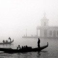 Gondoles et Dogana, Venise