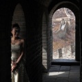 Princesse, Grande Muraille, Chine. 