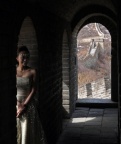 Princesse, Grande Muraille, Chine. 
