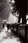 Balade en noir et blanc sur les quais