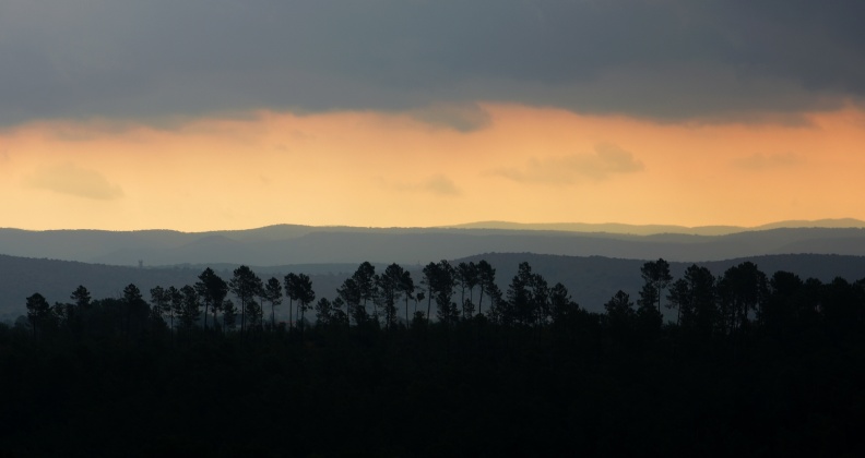 Chassiers, soir d'orage