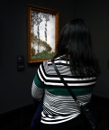 Effet de vent, série des peupliers, Monet