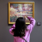 Monet, le Bassin aux nymphéas, harmonie rose, Orsay, nov 19