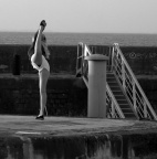 le soir sur le port